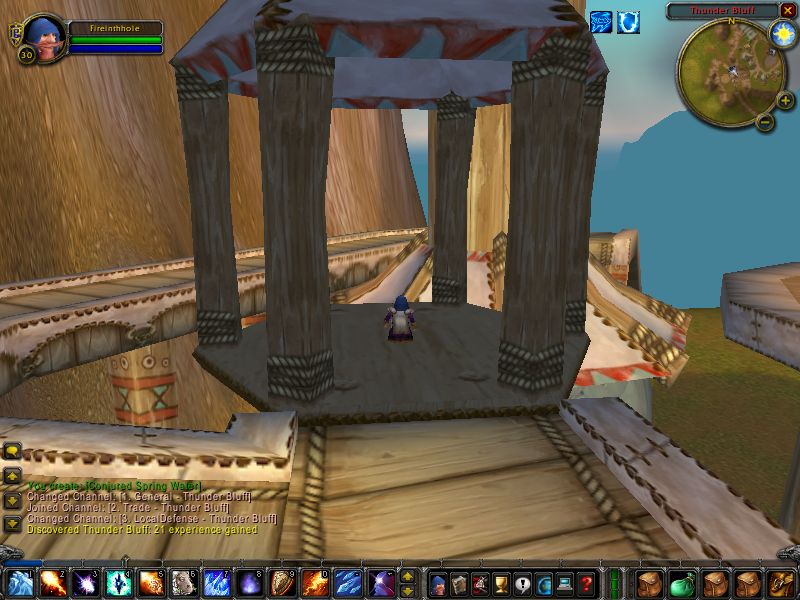 Screenshot de la beta européenne de World of Warcraft.