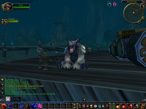 Screenshot de la beta de World of Warcraft.