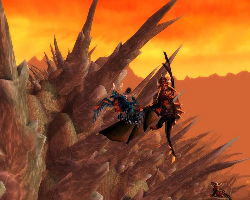 Screenshot de World of Warcraft: The Burning Crusade (décembre 2006).