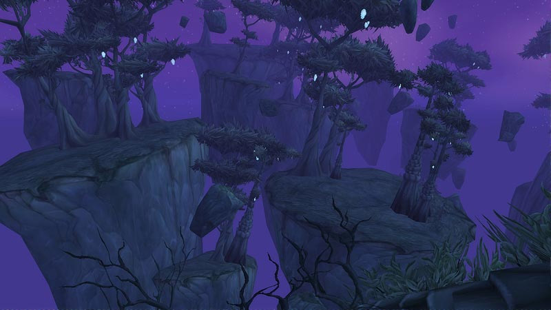 Screenshot de World of Warcraft: The Burning Crusade (décembre 2006).