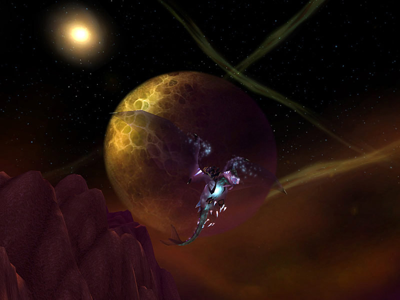 Screenshot de World of Warcraft: The Burning Crusade (juillet 2006).