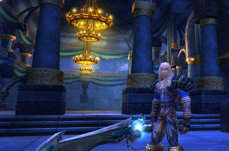 Screenshot de World of Warcraft: The Burning Crusade (octobre 2005).
