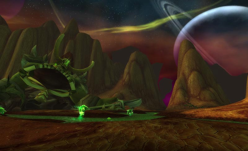 Screenshot de World of Warcraft: The Bruning Crusade (octobre 2006).