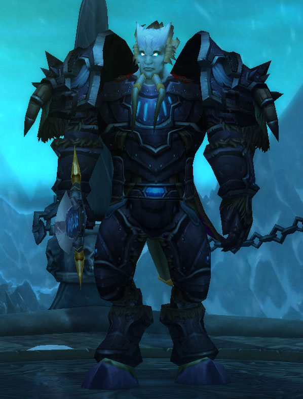 Le Chevalier de la Mort Draeneï dans World of Warcraft.