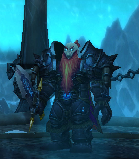 Le Chevalier de la Mort Nain dans World of Warcraft.