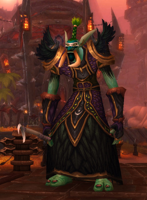 Le Druide Troll dans World of Warcraft.