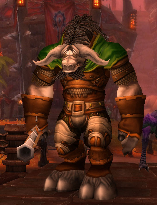 Le Chasseur Tauren dans World of Warcraft.