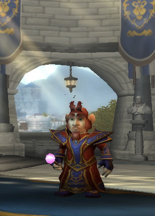 Le Mage Gnome dans World of Warcraft.