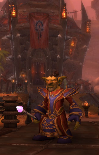 Le Mage Gobelin dans World of Warcraft.