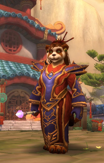 Le Mage Pandaren dans World of Warcraft.