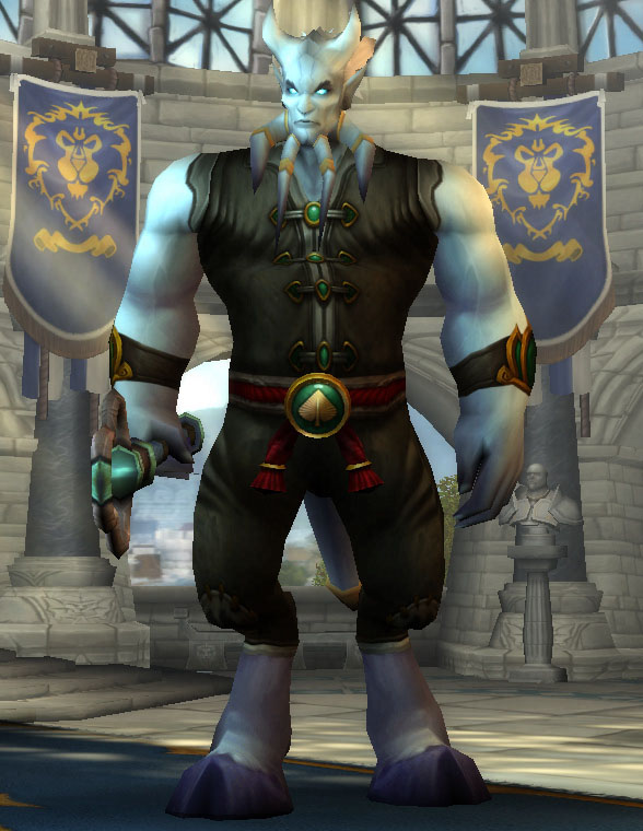 Le Moine Draeneï dans World of Warcraft.