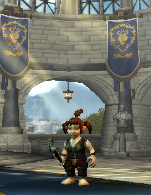 Le Moine Gnome dans World of Warcraft.