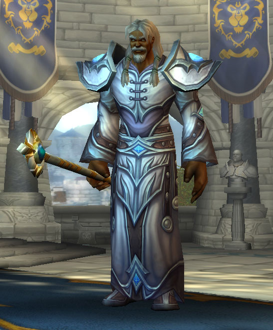 Le Prêtre Humain dans World of Warcraft.