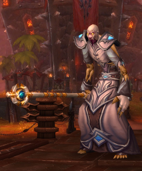 Le Prêtre Mort-vivant dans World of Warcraft.