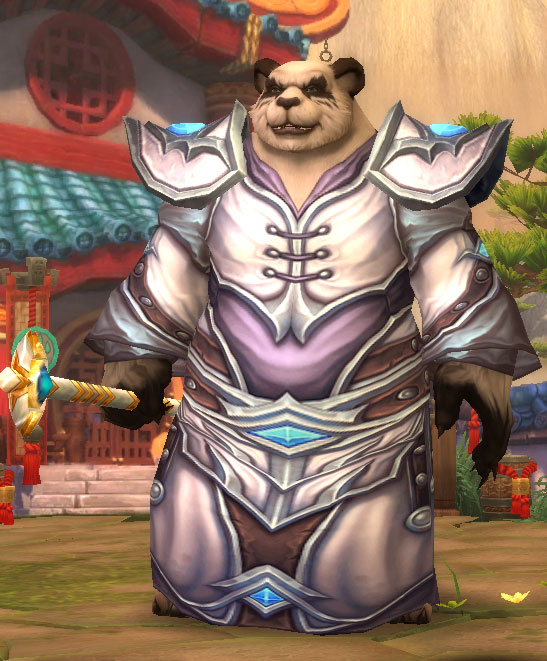 Le Prêtre Pandaren dans World of Warcraft.