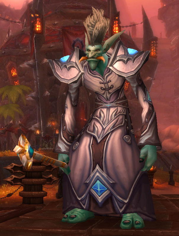 Le Prêtre Troll dans World of Warcraft.