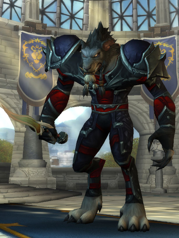 Le Voleur Worgen dans World of Warcraft.