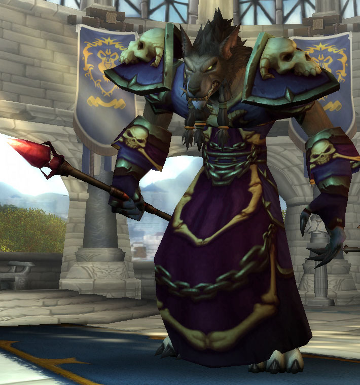 Le Worgen dans World of Warcraft.