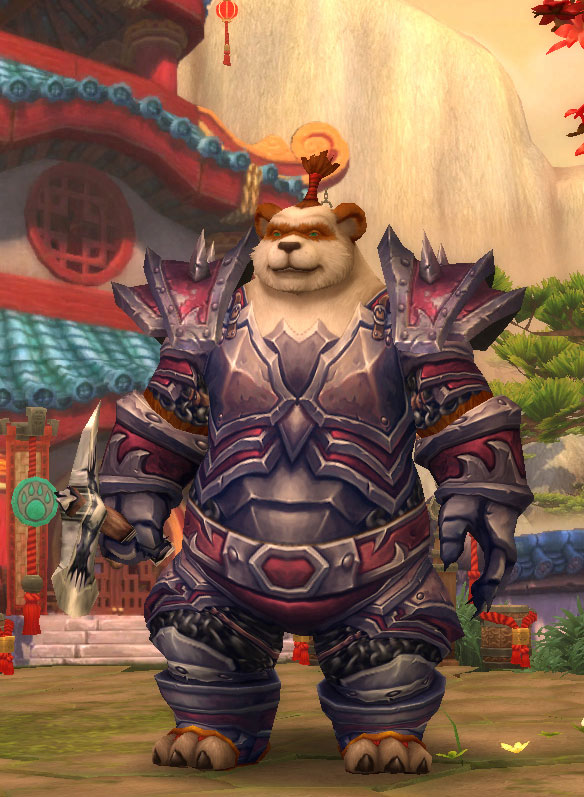 Le Guerrier Pandaren dans World of Warcraft.