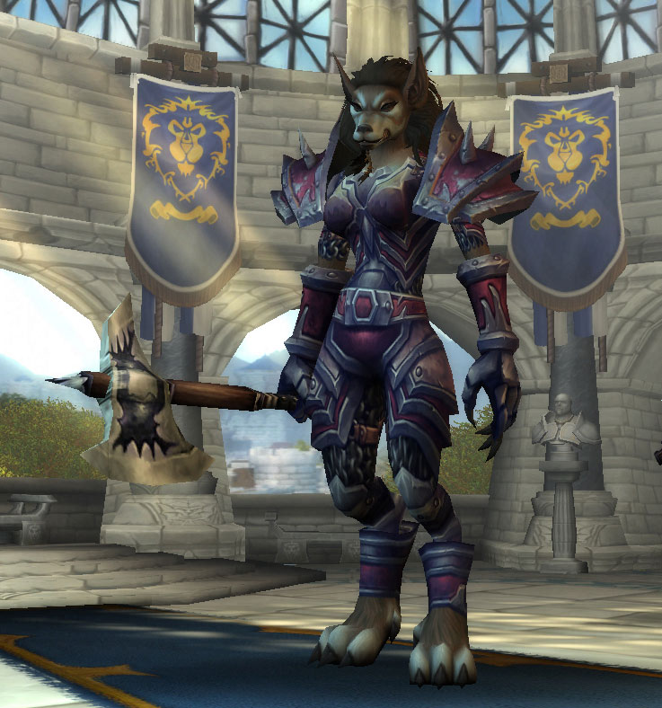 Le Guerrier Worgen dans World of Warcraft.