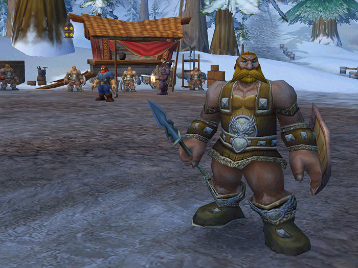 Screenshot de World of Warcraft (avril 2003)