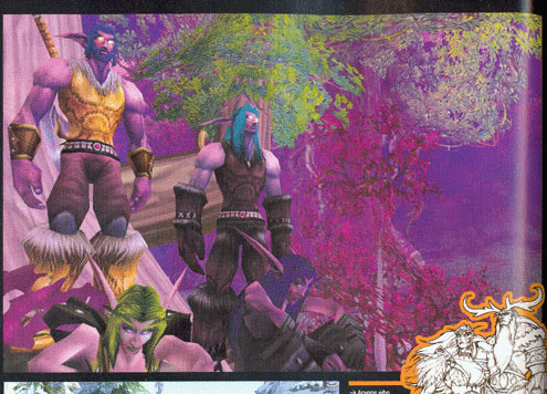 Screenshot de World of Warcraft (avril 2003)