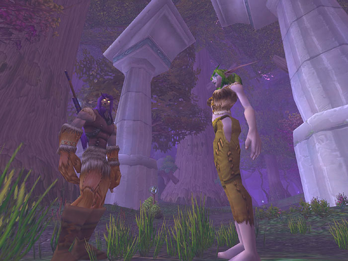 Screenshot de World of Warcraft (juillet 2003)