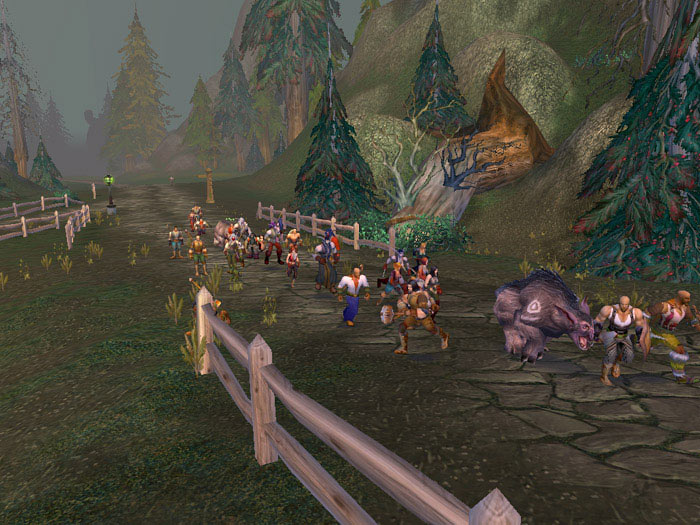 Screenshot de World of Warcraft (juin 2004)