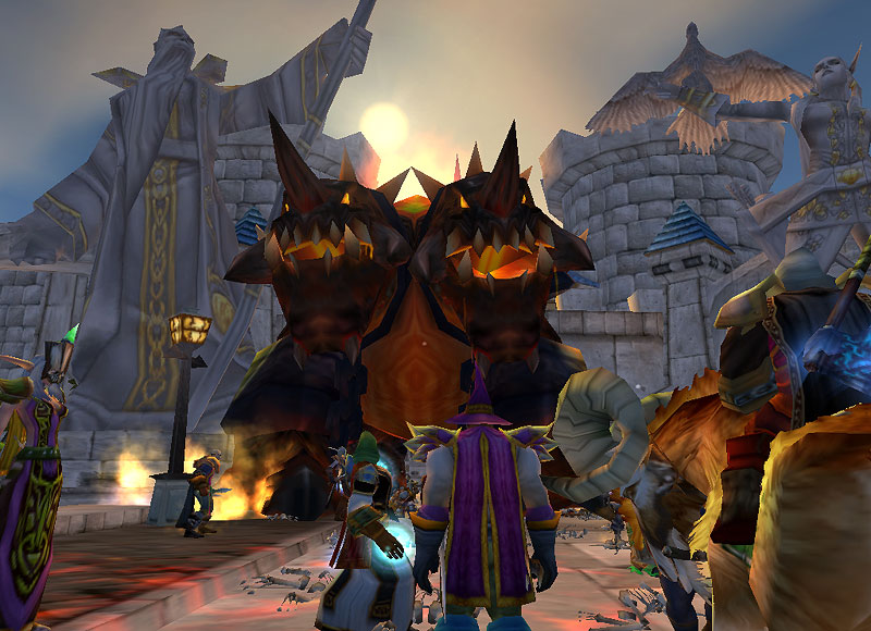 Screenshot de World of Warcraft (novembre 2004).