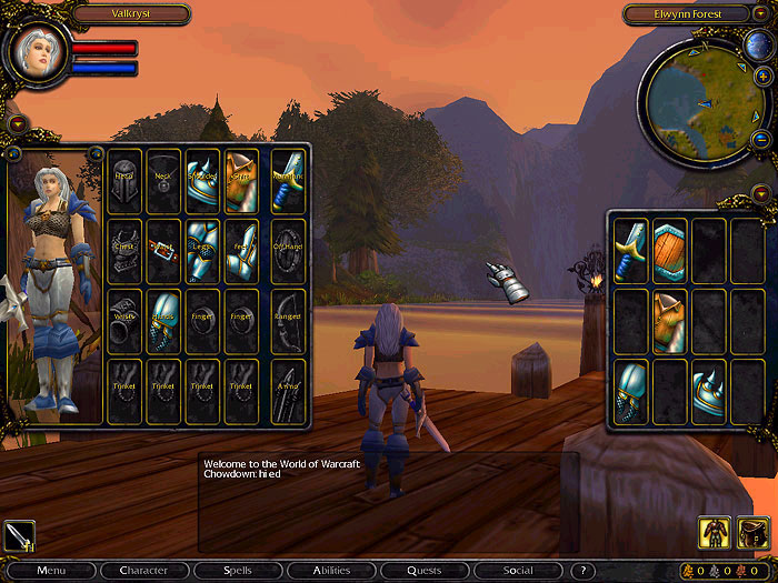 Screenshot de World of Warcraft (octobre 2001)