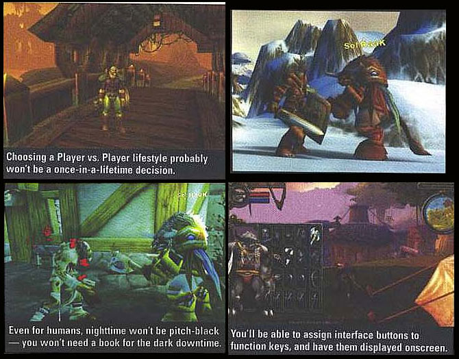 Screenshot de World of Warcraft (octobre 2001)