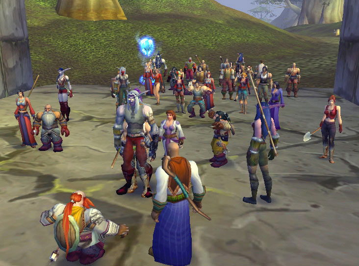 Screenshot de World of Warcraft (octobre 2004).