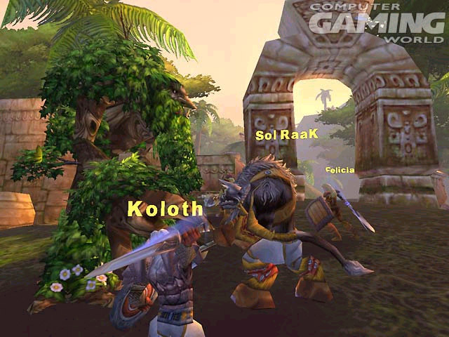 Screenshot de World of Warcraft (septembre 2001)
