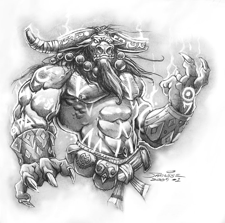 Illustration dédiée au développement de World of Warcraft.