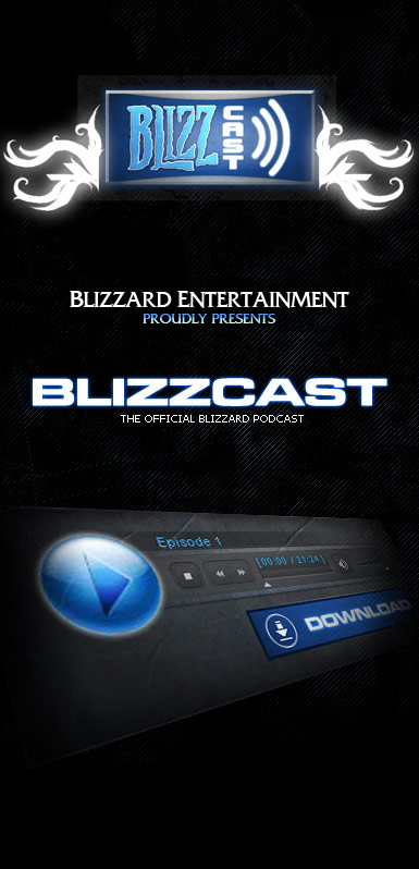 Image de la page d'accueil du site de Blizzard (janvier 2008).
