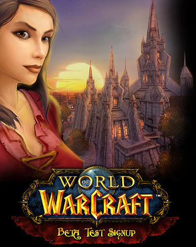 Image de la page d'accueil de Blizzard (février 2004)