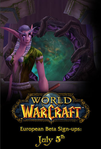 Image de la page d'accueil de Blizzard (juin 2004)