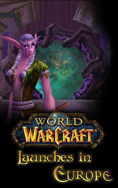 Image de la page d'accueil du site de Blizzard (février 2005).