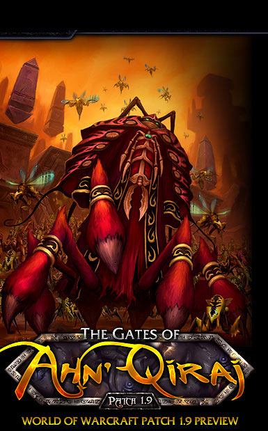 Image de la page d'accueil de Blizzard (novembre 2005).