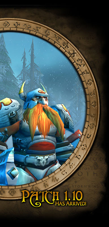 Image de la page d'accueil de Blizzard (mars 2006).