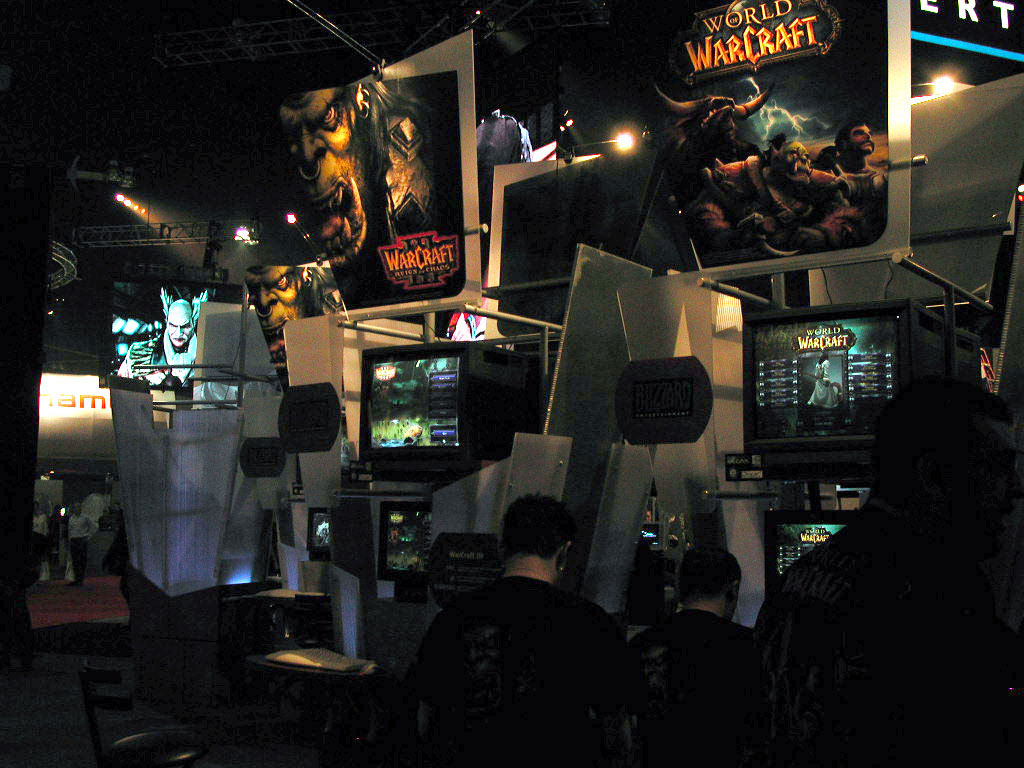 Stand de Blizzard à l'E3 2002 (Photo : GameKult)