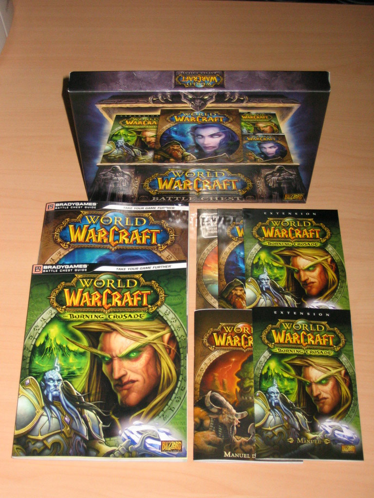 Photo du World of Warcraft Battle Chest sorti le 19 octobre 2007.