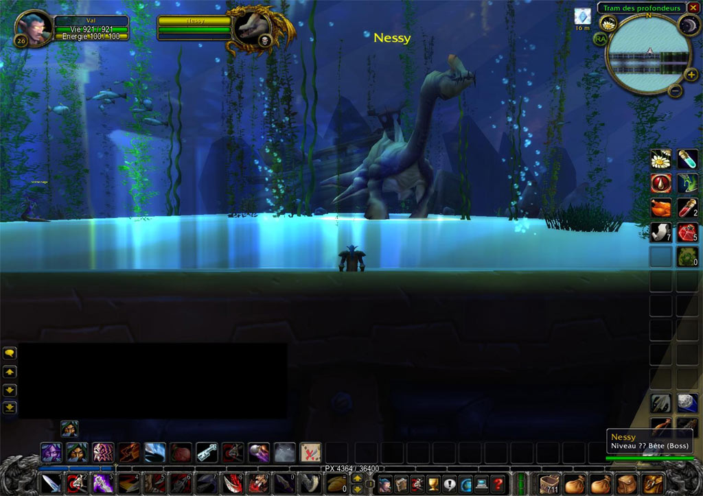 Référence au monstre du Loch Ness, aussi appelé Nessy. Merci à Zappan pour le screenshot.