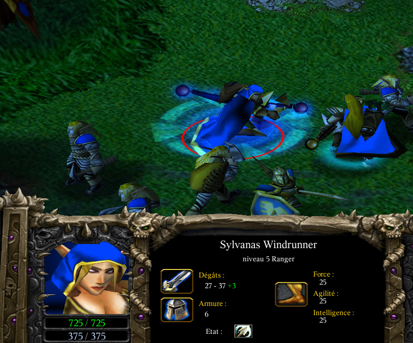 Sylvanas Coursevent dans Warcraft III: Reign of Chaos.