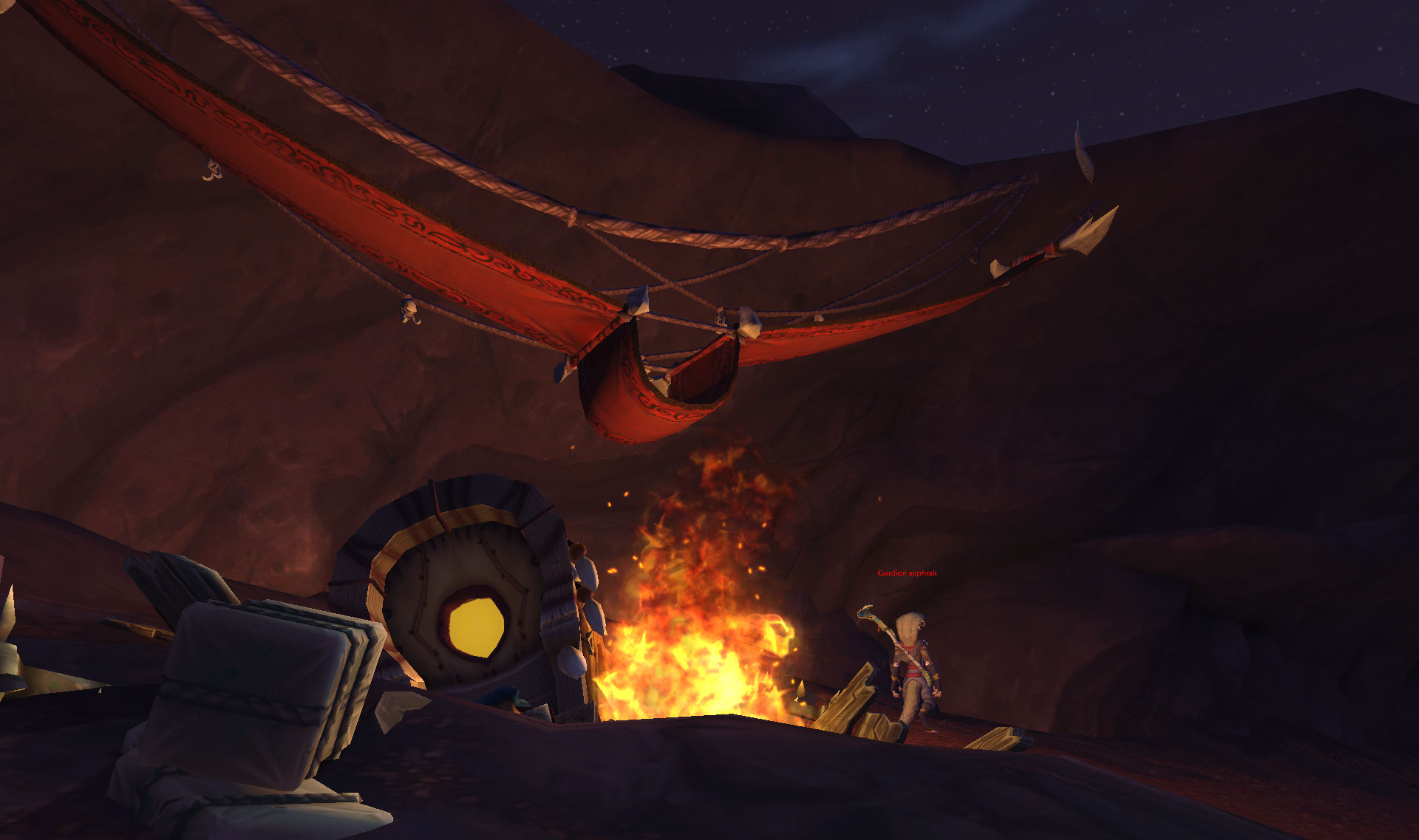 Screenshot de Vol'dun dans World of Warcraft: Battle for Azeroth.