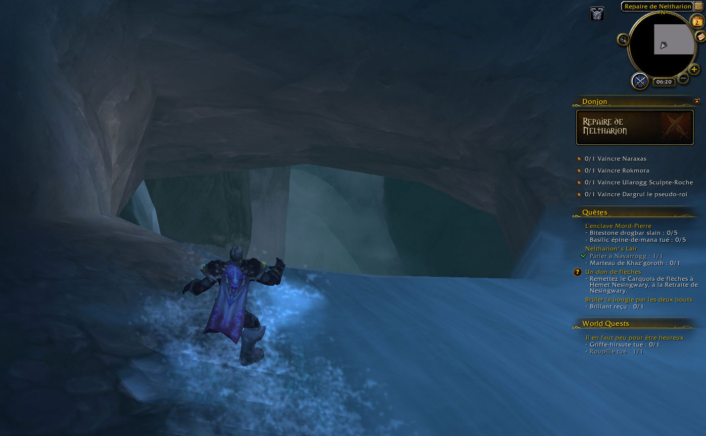 Screenshot de World of Warcraft: Legion. Zone de Haut-Roc.