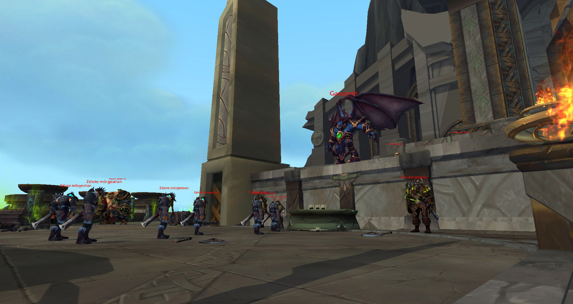 Screenshot de World of Warcraft: Legion. Zone de Tornheim.