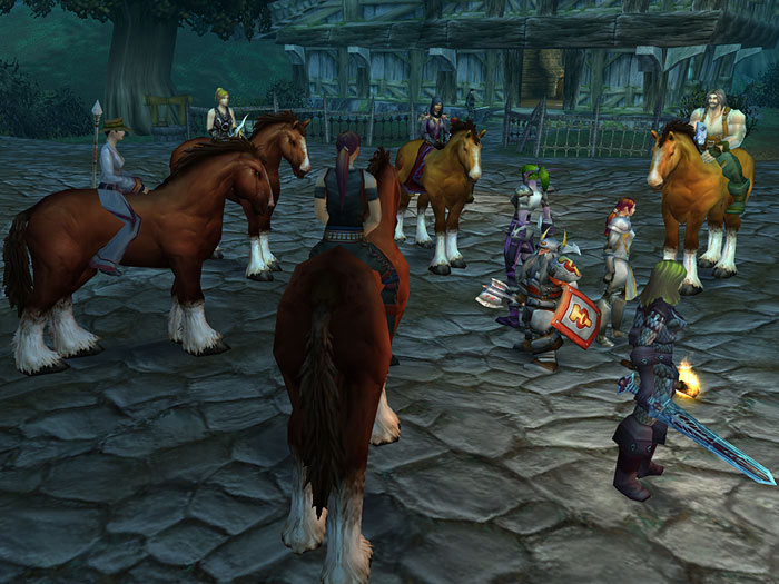La monture des Humains dans World of Warcraft.