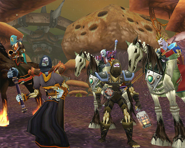 La montures des Morts-Vivants dans World of Warcraft.