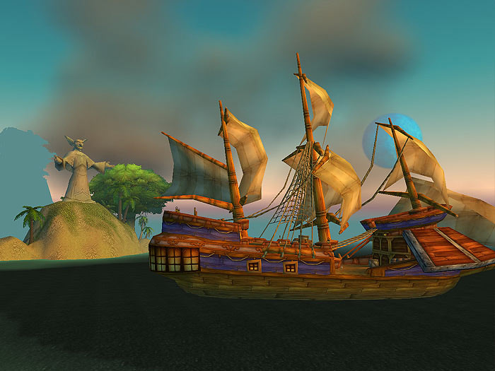 Les navires de transport dans World of Warcraft.